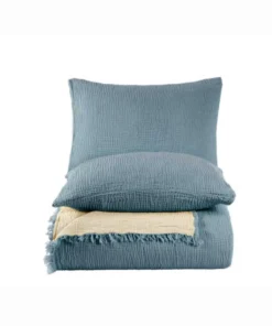 Müslin yatak örtüsü petrol