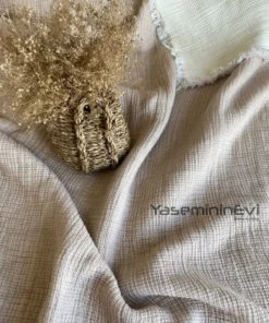 Müslin Yorgan Bej Vizon