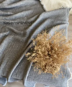 Müslin Yorgan Antrasit Gri