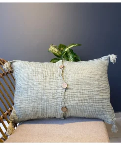 müslin kırlent çağla yeşili