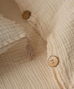 Müslin Bebek Nevresim takımı Ekru