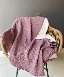 Müslin Bebek Örtüsü Mürdüm