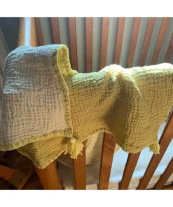 Müslin bebek örtüsü sarı