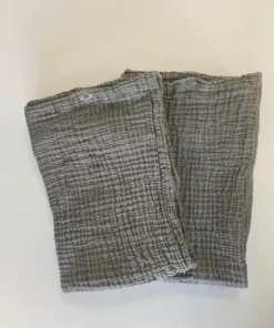 Müslin yastık Kılıfı Antrasit Gri