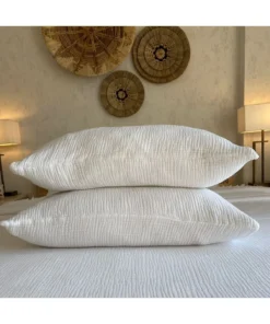Müslin yastık kılıfı beyaz
