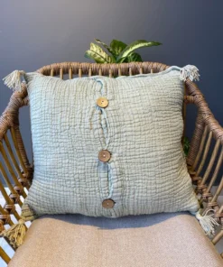 müslin kırlent çağla yeşili