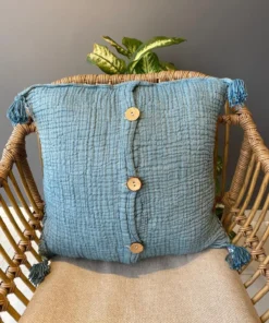 müslin kırlent Petrol