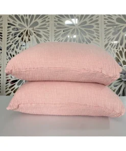 Müslin yastık Kılıfı Pudra