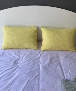 Müslin yastık Kılıfı Sarı