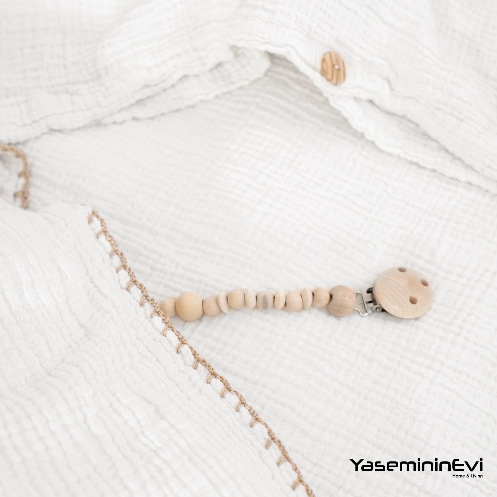 Müslin/Kar Beyaz / Bebek Nevresim Takımı