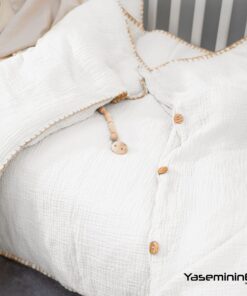 Alternative view of Müslin/Kar Beyaz / Bebek Nevresim Takımı