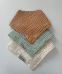 Müslin/ Bebek Mama Önlüğü( 3 adet)