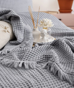 Alternative view of WAFFLE/ GRİ / ÇİFT KİŞİLİK / YATAK ÖRTÜSÜ(220X240)